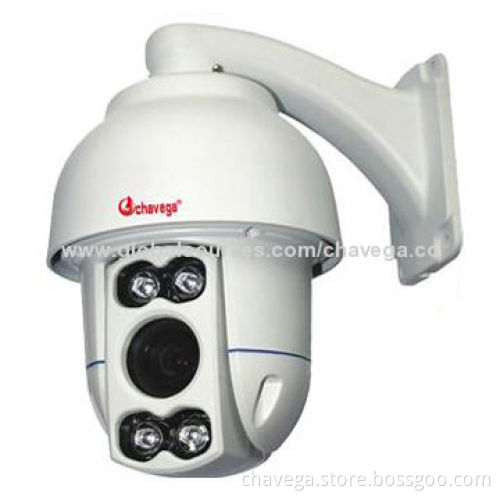 Megapixel HD Mini IP Outdoor PTZ Camera, 1.3MP/1/2.8"Sony CMOS/720P/10x Optical Focus/5m/256 Presets